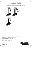 Preview for 1 page of Kohler K-15275 Installation Manual