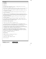 Preview for 12 page of Kohler K-3674 Installation And Care Manual