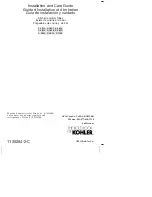 Preview for 1 page of Kohler K-3820 Installation And Care Manual