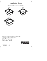 Preview for 1 page of Kohler K-5848 Installation Manual