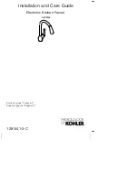 Kohler K-R78035 Installation And Care Manual preview