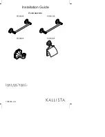 Kohler KALLISTA P31000-00 Installation Manual preview