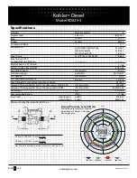 Preview for 2 page of Kohler KD625-3 Specifications