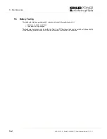 Preview for 56 page of Kohler PW 5000/TP User Manual