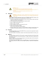 Preview for 20 page of Kohler PW 9000DPA User Manual