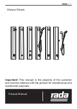 Preview for 1 page of Kohler Rada PA-15TF Product Manual