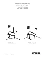 Kohler VEIL K-5402A-0 Homeowner'S Manual preview