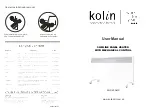 Kolin KHP-40AMC User Manual preview