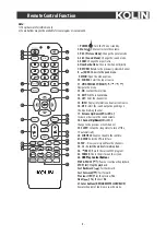 Preview for 7 page of Kolin KLE-32DTE32 Quick Start Manual