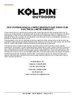 Preview for 12 page of Kolpin Outdoors KAWASAKI MULE QUICK-MOUNT 4500 Assembly & Owners Manual