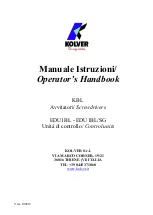 Preview for 2 page of Kolver 190004 Operator'S Handbook Manual