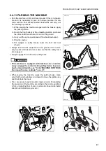 Preview for 43 page of Komatsu Utility Avance WB91R-2 Operation & Maintenance Manual