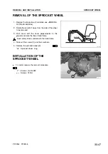 Preview for 247 page of Komatsu Utility PC12R-8 MISTRAL Shop Manual