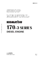 Komatsu 170-3 Series Shop Manual preview