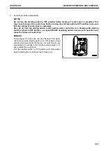 Preview for 69 page of Komatsu A31001 Operation & Maintenance Manual