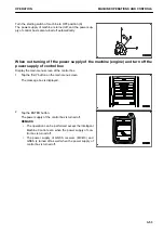 Preview for 71 page of Komatsu A31001 Operation & Maintenance Manual