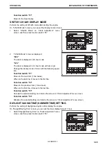 Preview for 115 page of Komatsu PC30MR-5 Operation & Maintenance Manual