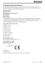 Preview for 71 page of Kompernass PARKSIDE PAMFW 12 C3 Translation Of The Original Instructions