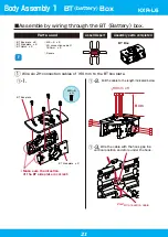 Preview for 21 page of Kondo KXR-L6 Assembly Manual