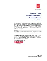 Preview for 3 page of Kongsberg Simrad CS90 Reference Manual