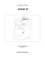 Preview for 1 page of Konica Minolta bizhub 43 Service Manual