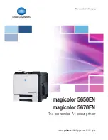 Preview for 1 page of Konica Minolta Magicolor 5650EN Brochure & Specs