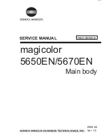 Preview for 4 page of Konica Minolta Magicolor 5650EN Service Manual