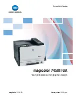 Konica Minolta MAGICOLOR 7450II GA Specifications preview