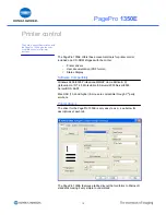 Preview for 12 page of Konica Minolta PagePro 1350E Manual