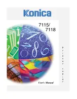 Konica Minolta Printer Copier User Manual preview