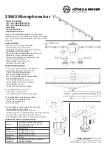 Preview for 2 page of Konig & Meyer 23560 Quick Start Manual