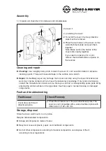 Preview for 5 page of Konig & Meyer 24463 Information For Use