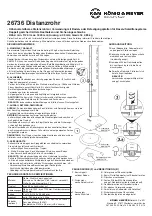 Preview for 1 page of Konig & Meyer 26736 Quick Start Manual