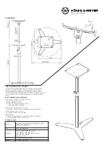 Preview for 8 page of Konig & Meyer 26754 Manual