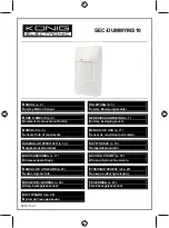 König Electronic SEC-DUMMYMS10 Manual preview