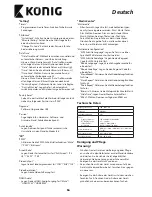 Preview for 16 page of Konig DVB-T2 FTA20 User Manual