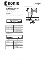 Preview for 23 page of Konig DVB-T2 FTA20 User Manual