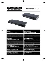 Konig KN-AVSPLIT20 Manual preview