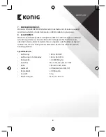 Preview for 8 page of Konig SAS-DVRPEN11 User Manual