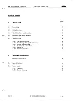 Preview for 2 page of Kontron Instruments HPLC GRADIENT FORMER 425 Instruction Manual