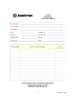 Preview for 36 page of Kontron AdvancedTCA RTM8020 User Manual