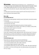 Preview for 5 page of Konvision KVM-5X series User Manual