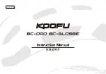 Preview for 1 page of KOOFU BC-GLOSBE Instruction Manual