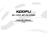 Preview for 13 page of KOOFU BC-GLOSBE Instruction Manual