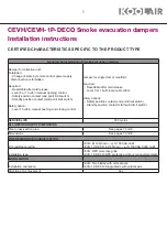 Preview for 6 page of KOOLAIR CEVH Mounting Instructions