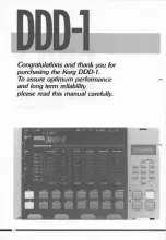 Preview for 3 page of Korg ddd-1 Owner'S Manual