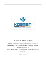 Preview for 25 page of KOSMEN KM-12N User Manual