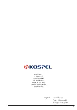 Preview for 29 page of Kospel ECKO.TM Service Manual