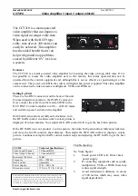 Kovert CCT210 Quick Start Manual preview