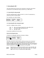 Preview for 5 page of Kracht SD 1 Operating Instructions Manual